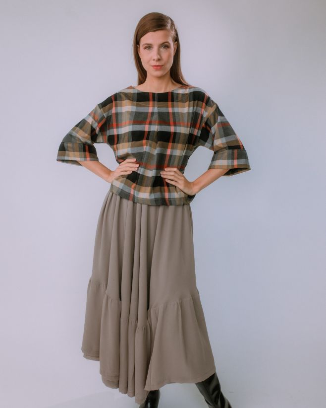 Čo sa vám v Brne na Mint Markete najviac páčilo? Tieto karované „zimné“ blúzky Olivia zmizli skôr, než sme stihli poriadne...