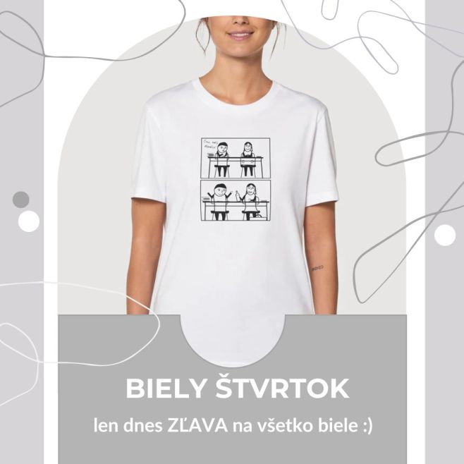 🤍 Dnes je biely štvrtok! Len dnes 20. 11. platí zľava na všetky odtiene bielej. Vyberte si svoj obľúbený biely kúsok a...