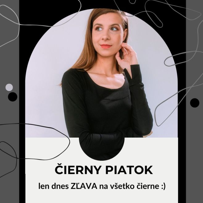 🖤 A tak ste sa dočkali! Prišiel deň, keď sme dali do akcie aj našu najviac obľubenú farbu – čiernu! Len dnes máte ZĽAVU na...